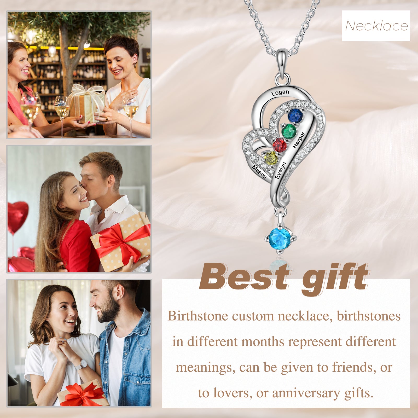 Custom Heart Necklace