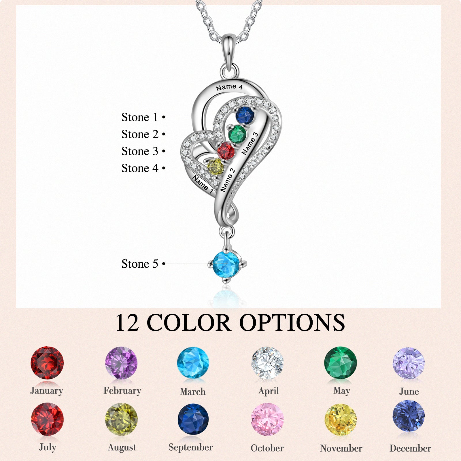 Custom Heart Necklace