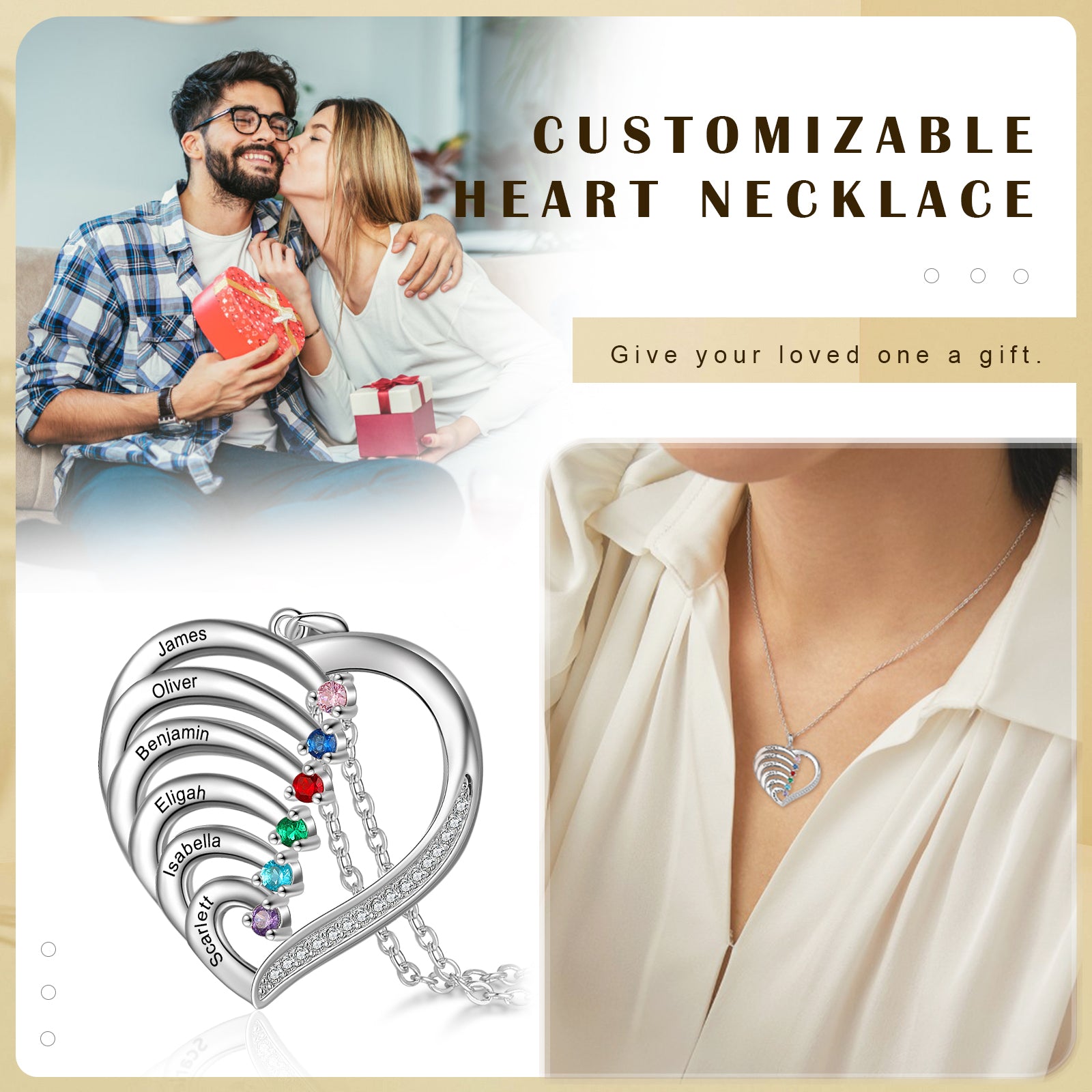 Custom Heart Necklace