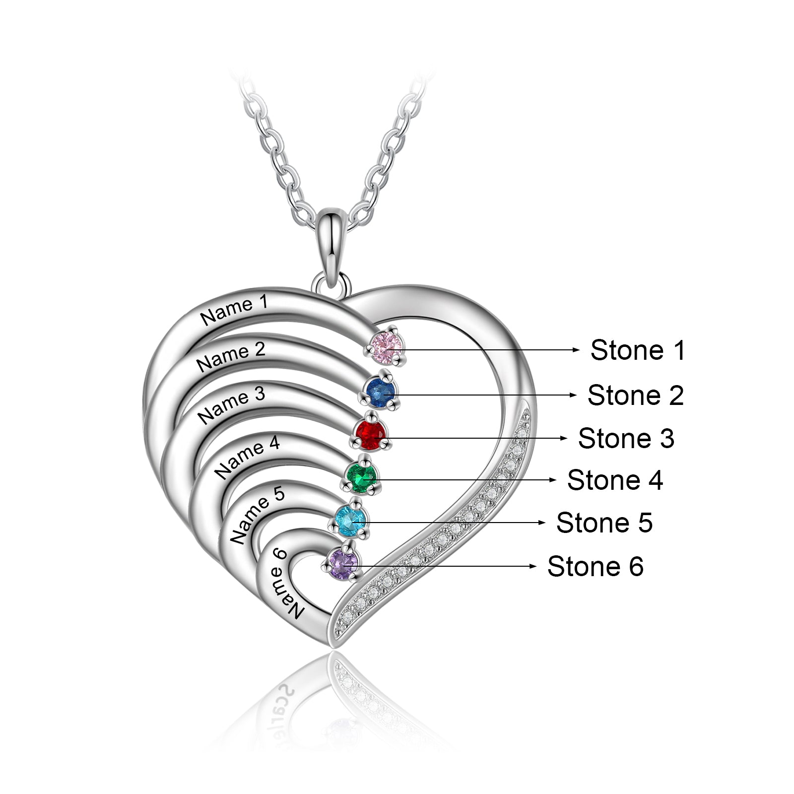 Custom Heart Necklace