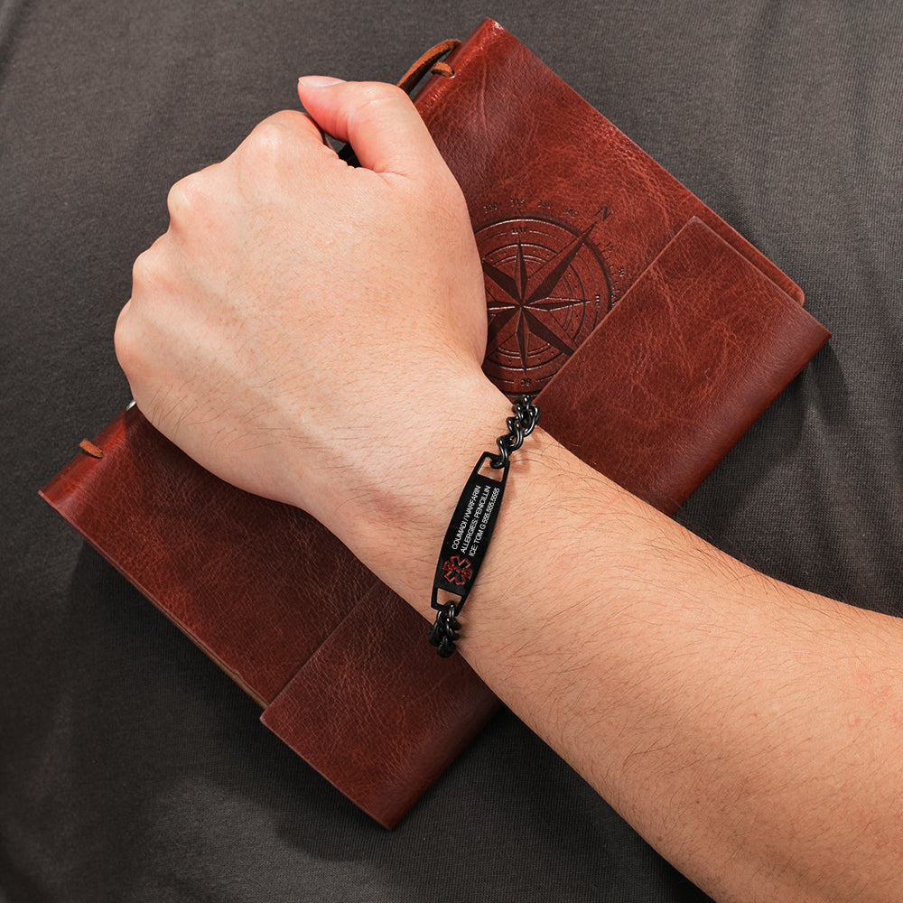 Custom Stainelss Steel Midecial Bracelet