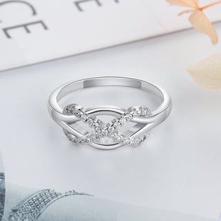 Engraved With a Personalized Rhodium Plated Ring