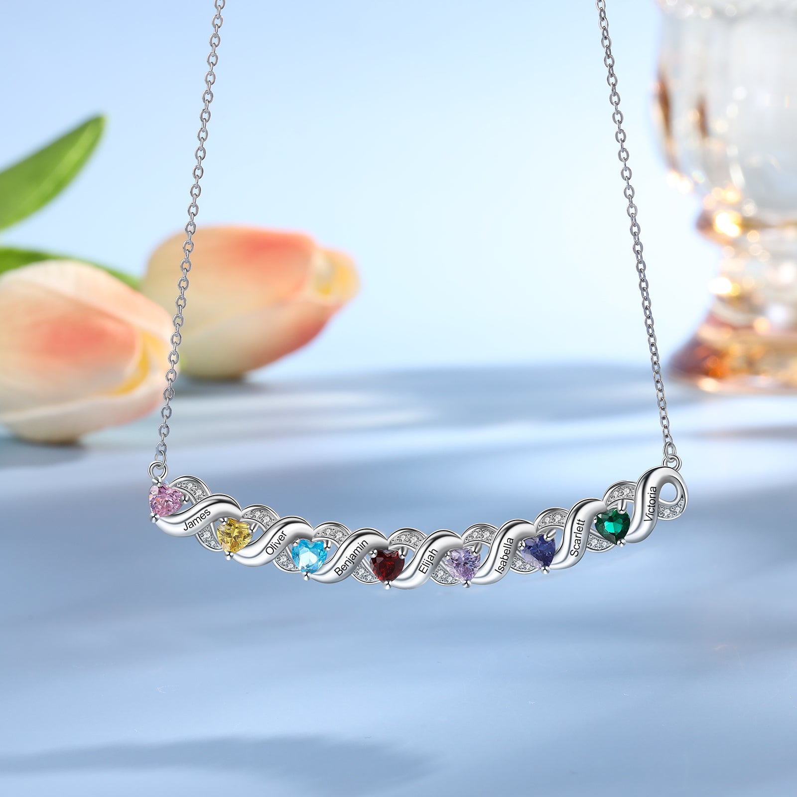 Custom Birthstone Necklace