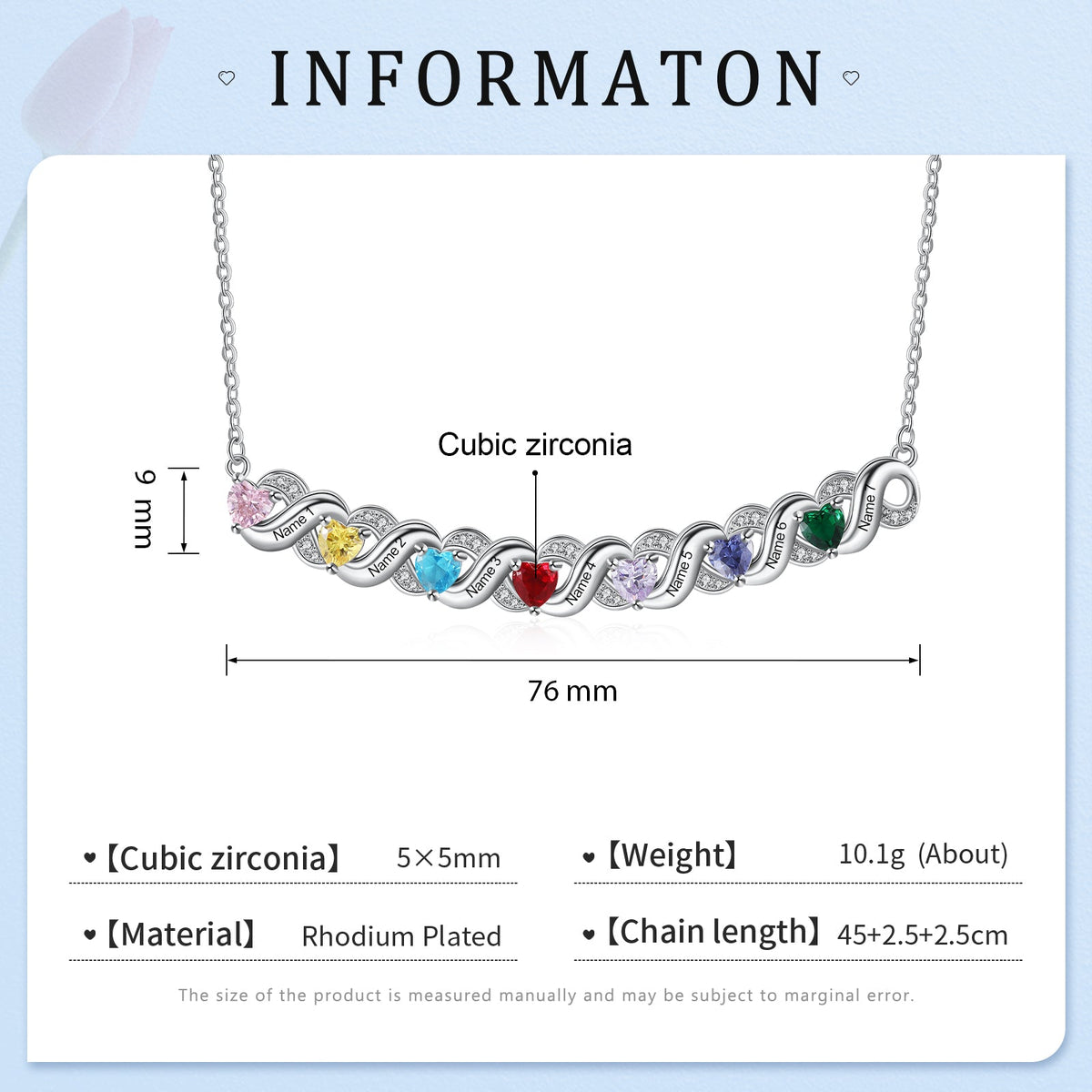 Custom Birthstone Necklace