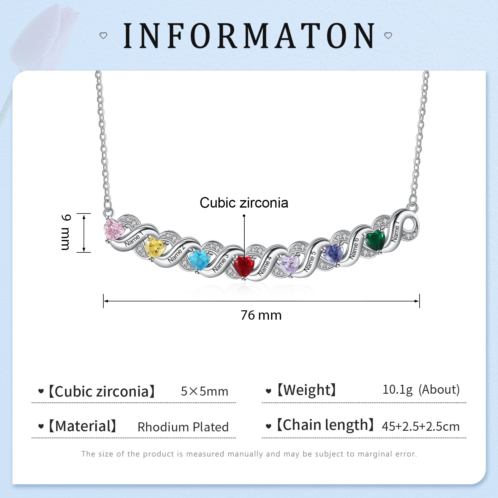 Custom Birthstone Necklace
