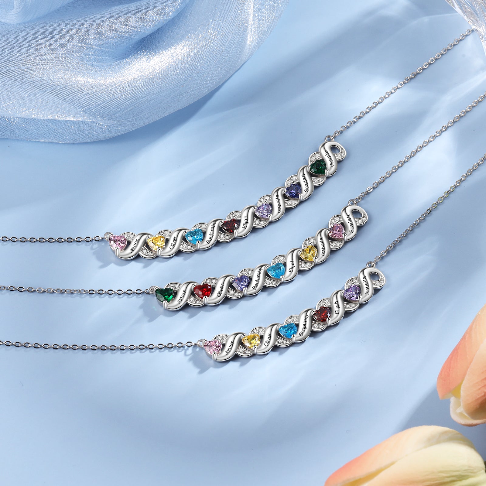 Custom Birthstone Necklace