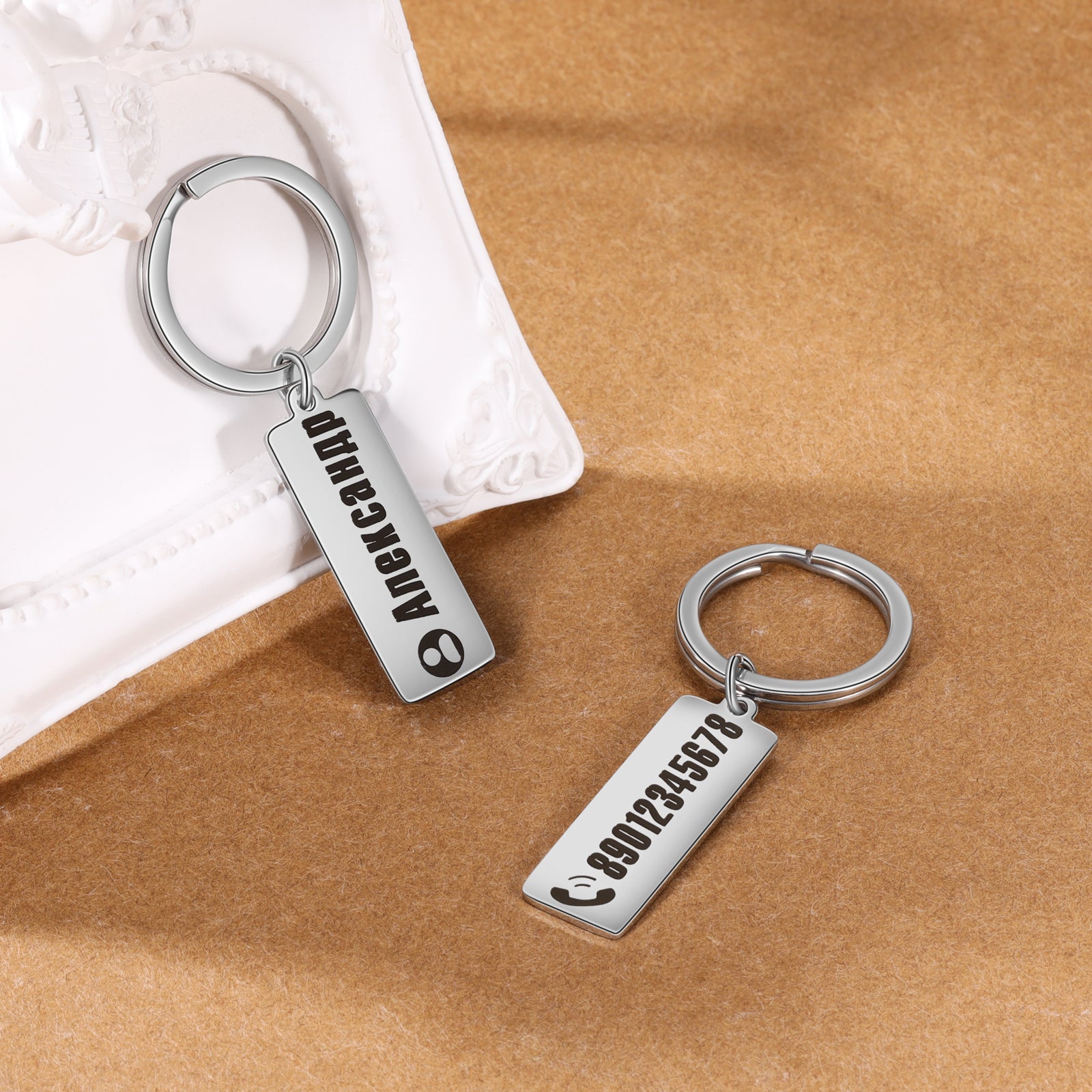 Custom Stainless Steel Keychain