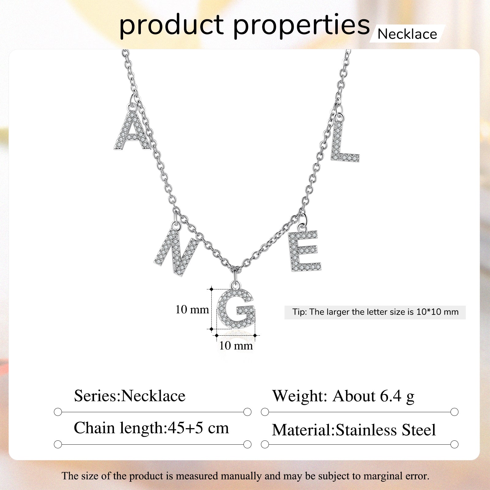 Custom Letter Necklace