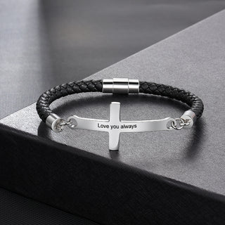 Custom Cross Brceclet