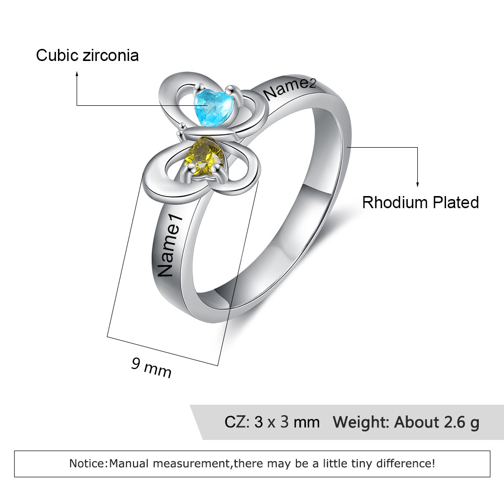 Custom Birthstone Ring