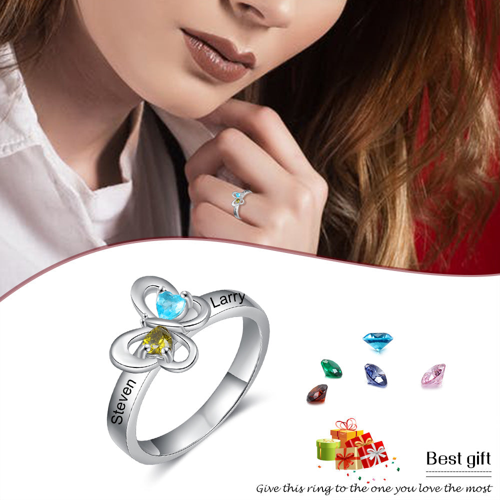 Custom Birthstone Ring