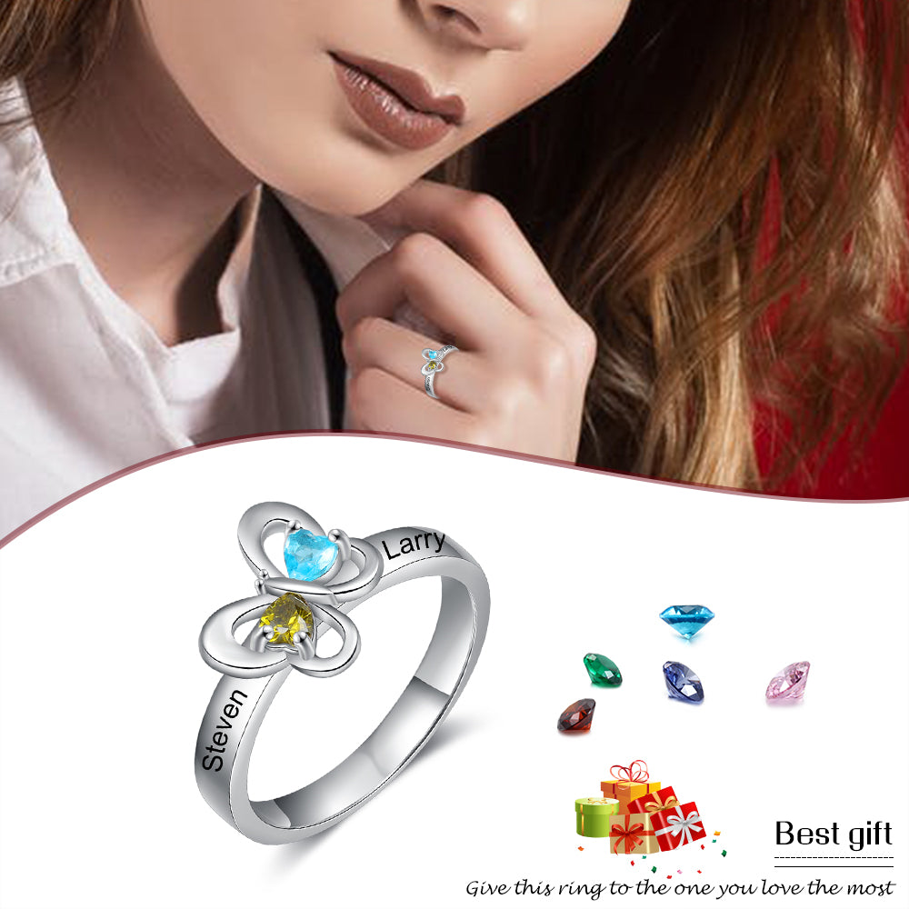 Custom Birthstone Ring