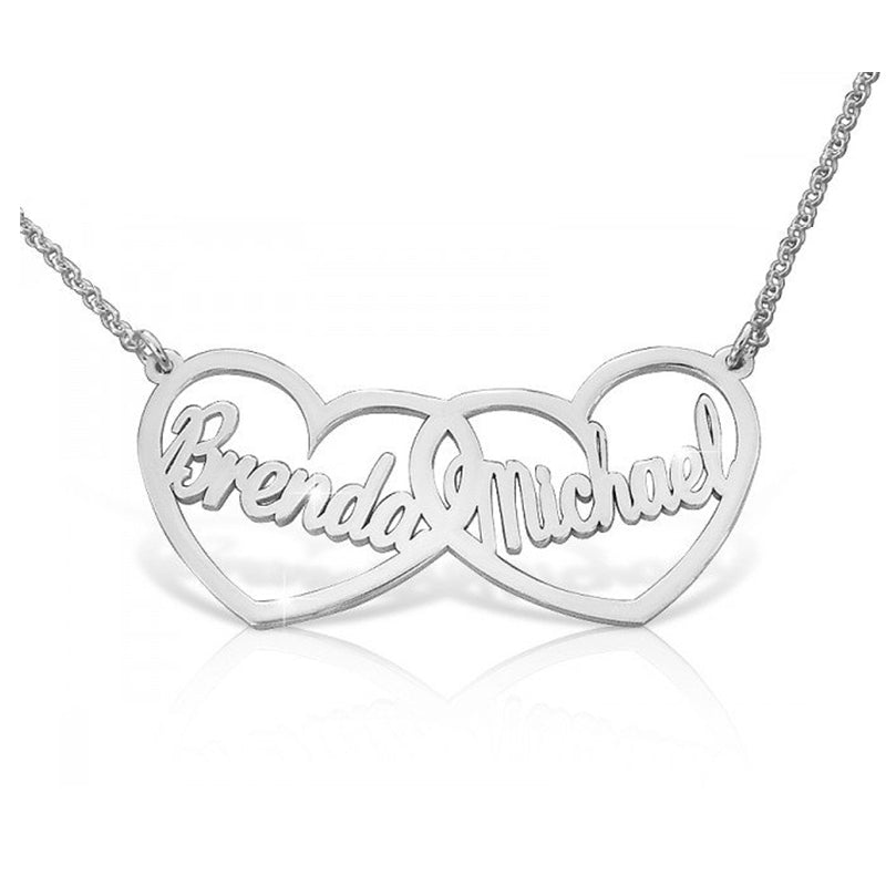 Custom Heart Name Necklace
