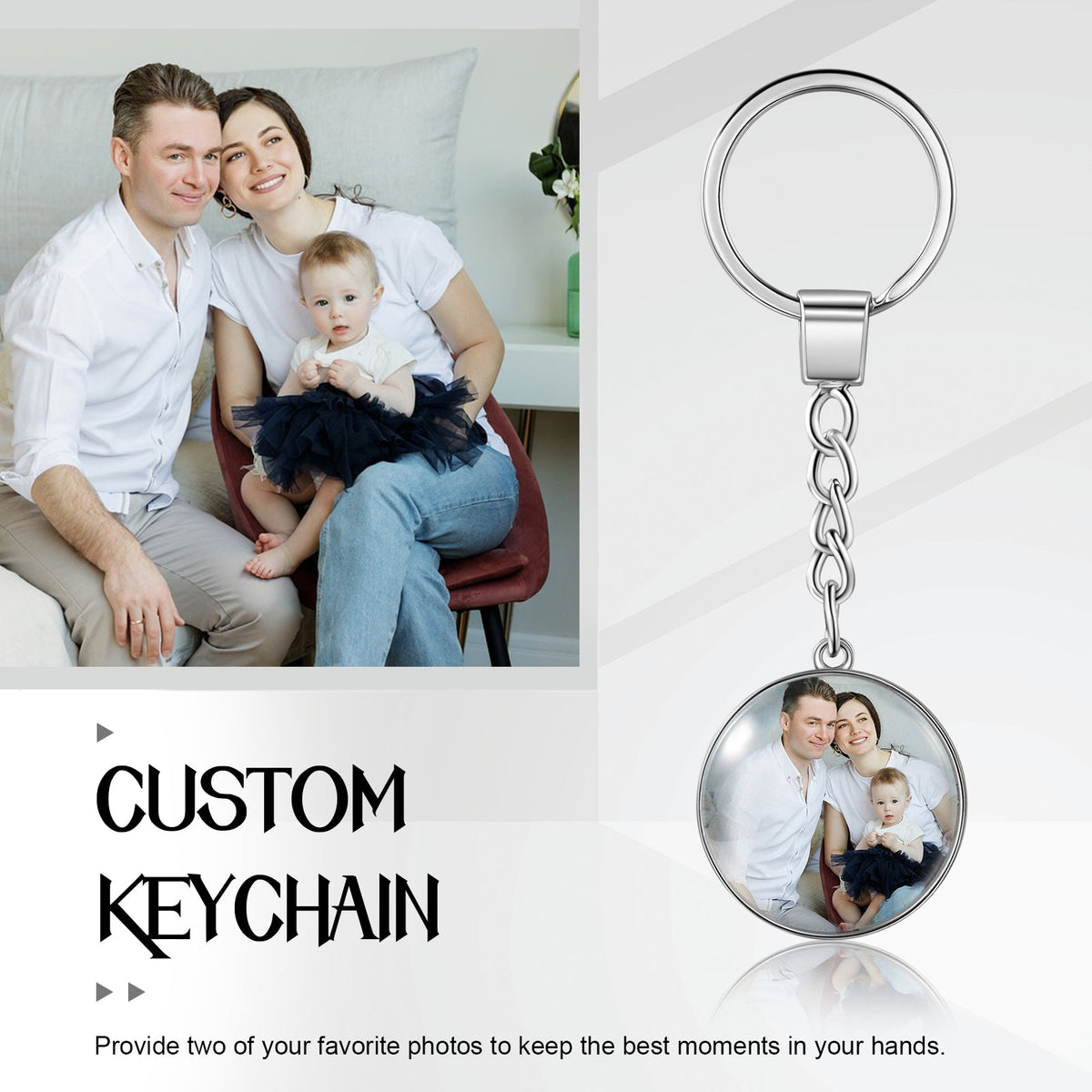 Custom Photo Keychain