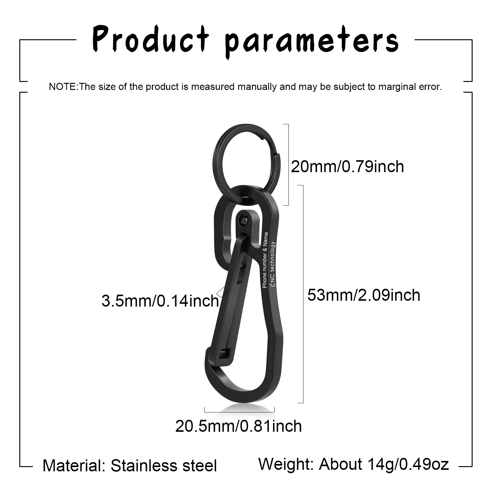 Custom Stainless Steel Keychain