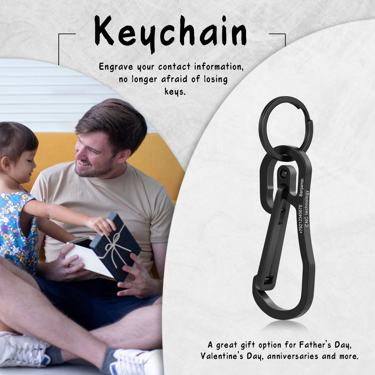 Custom Stainless Steel Keychain