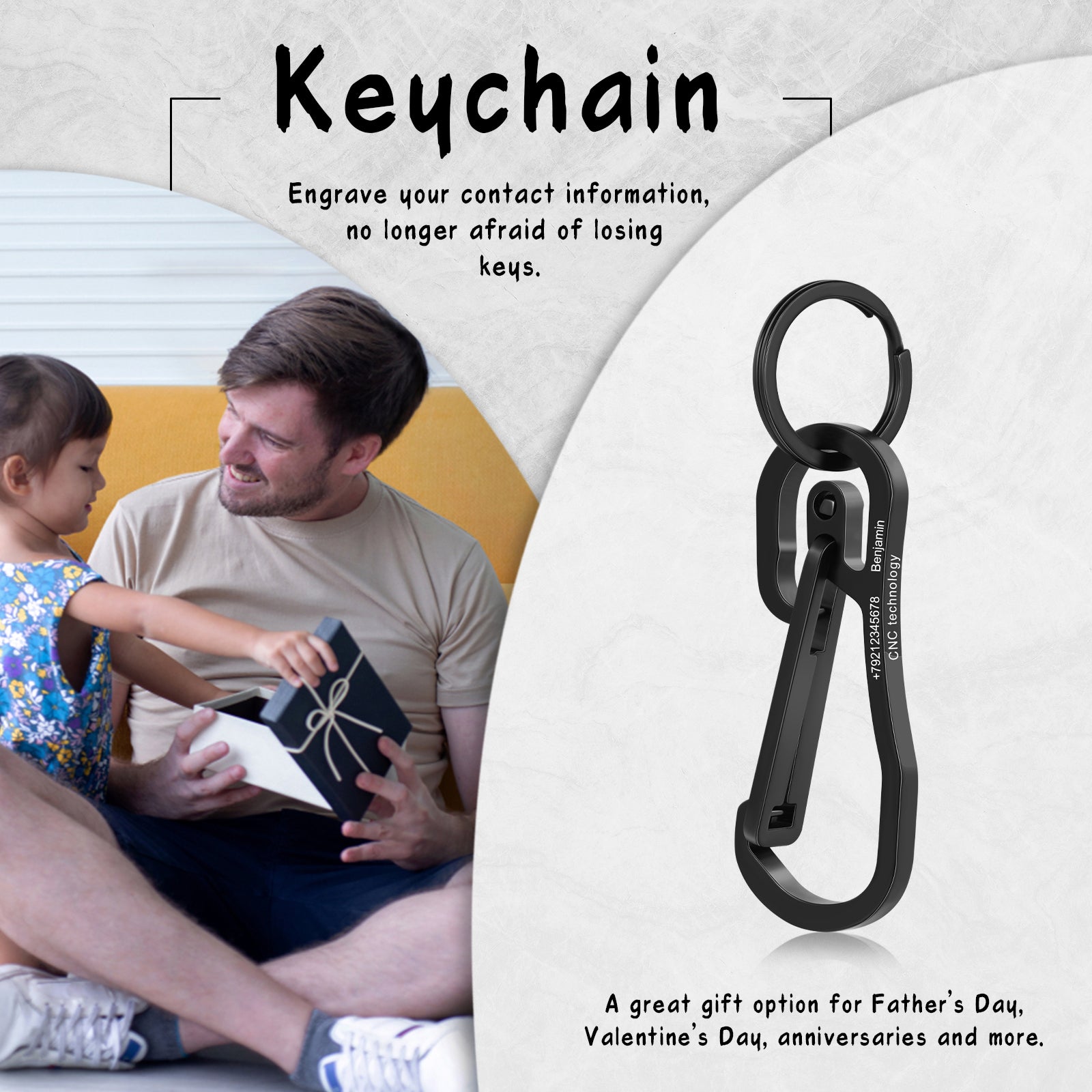Custom Stainless Steel Keychain