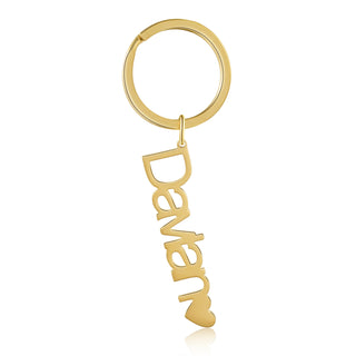 Custom Stainless Steel Name Keychain