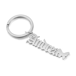Custom Stainless Steel Name Keychain