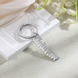 Custom Stainless Steel Name Keychain