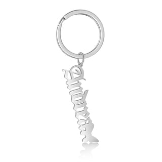 Custom Stainless Steel Name Keychain
