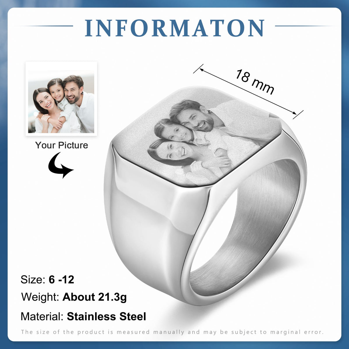 Custom Photo Ring