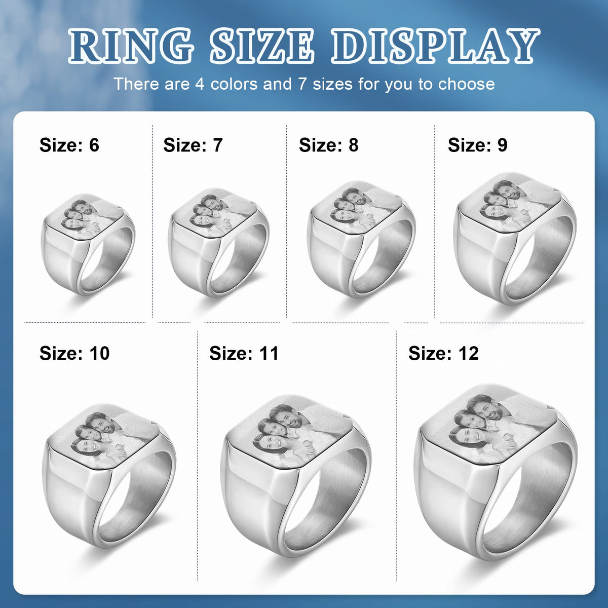 Custom Photo Ring