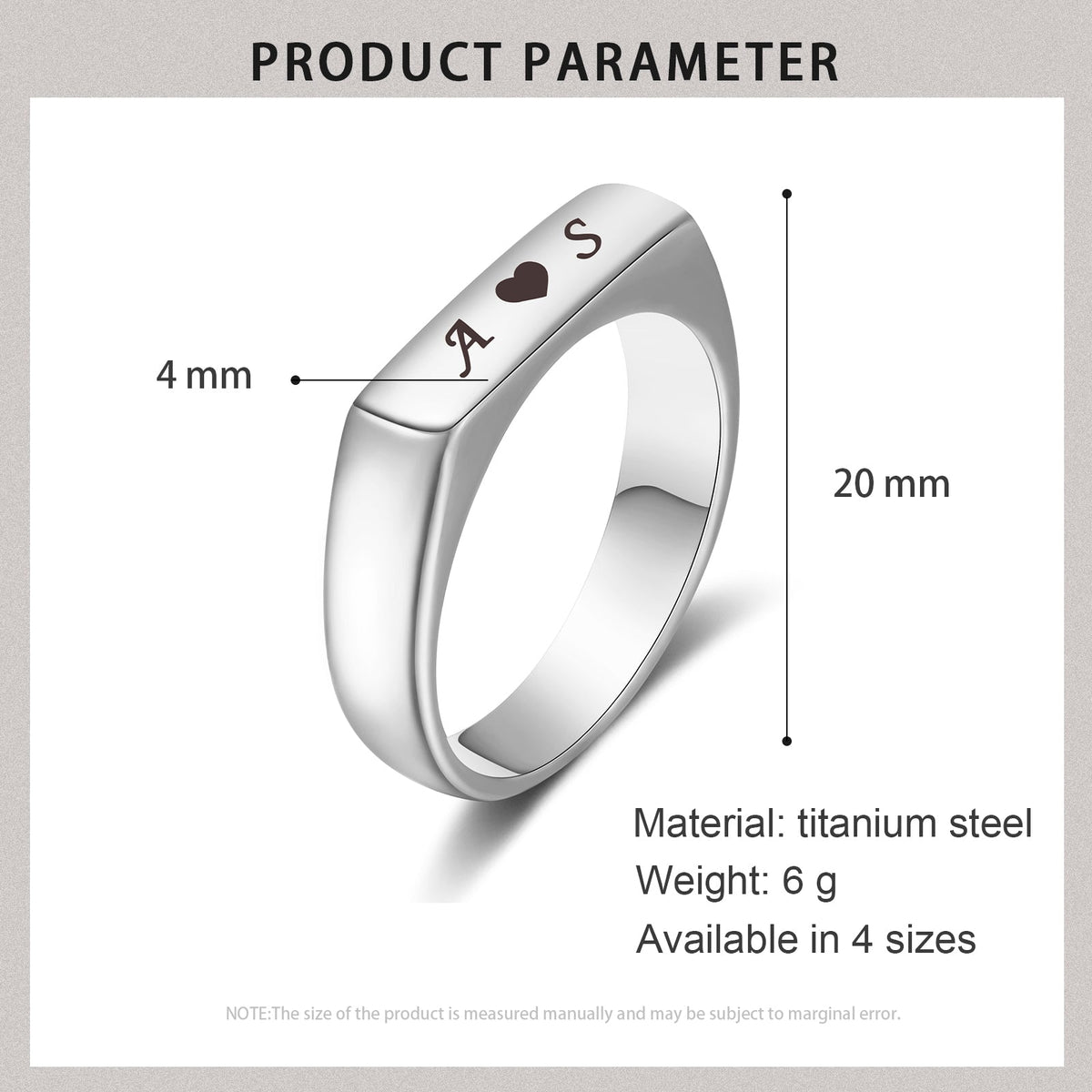 Custom Stainelss Steel Ring