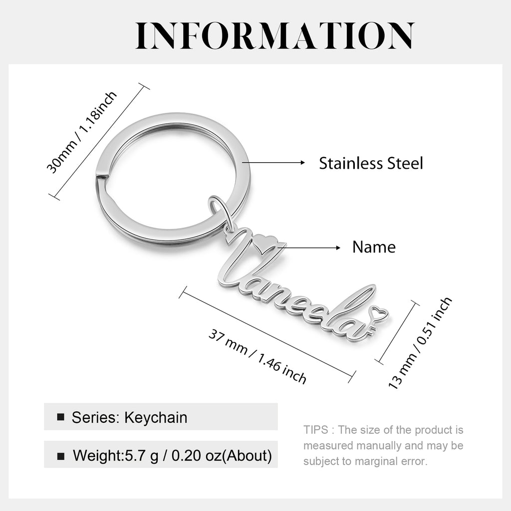 Custom Name Keychain