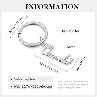 Custom Name Keychain