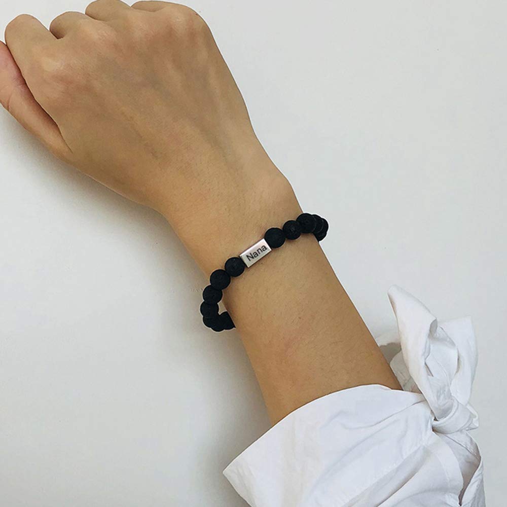 Engraved Stainless Steel Bracelet