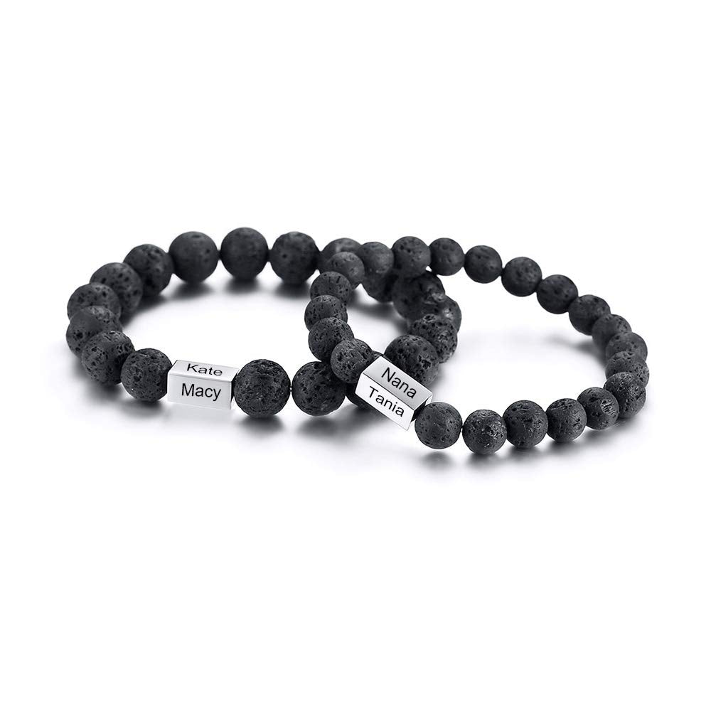 Engraved Stainless Steel Bracelet