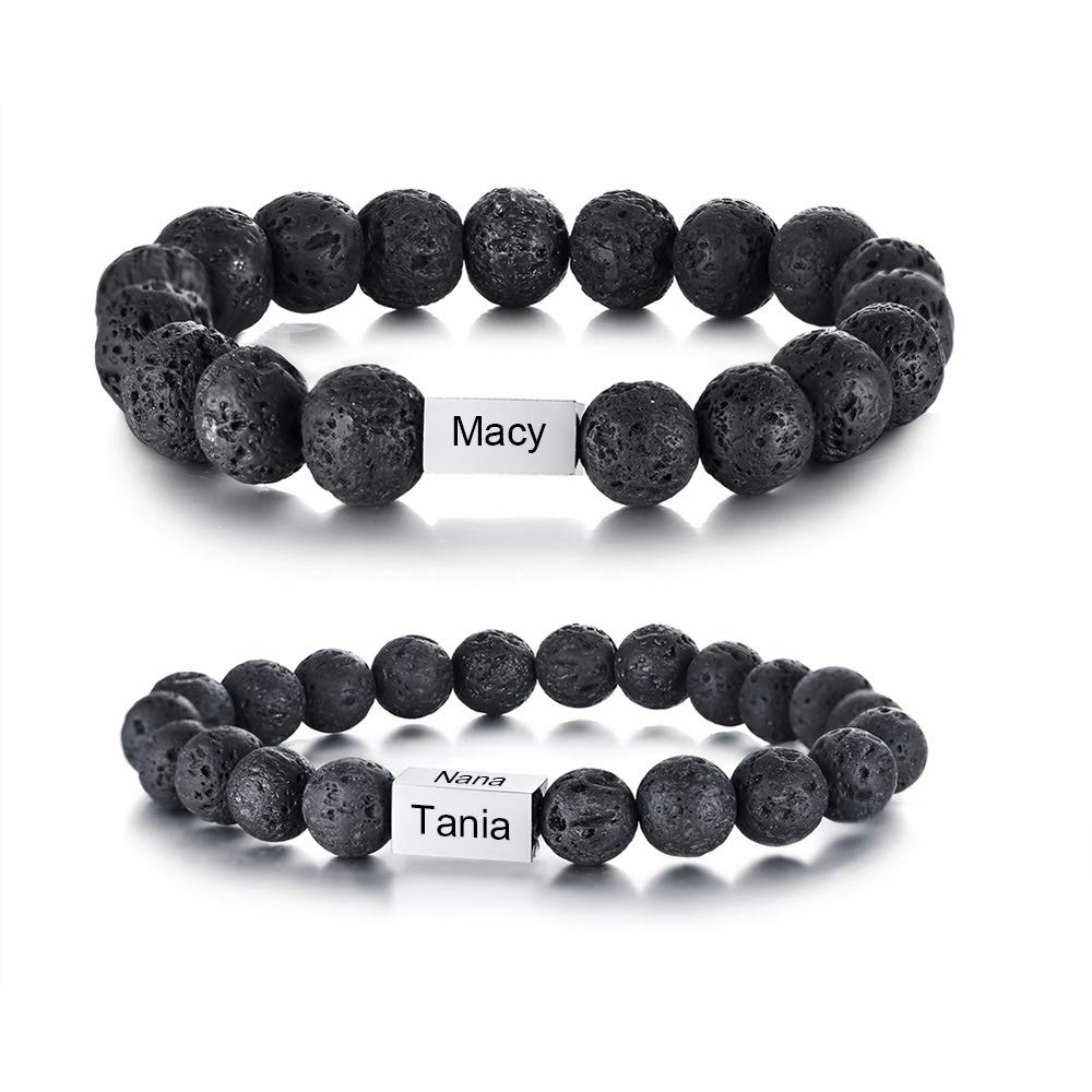 Engraved Stainless Steel Bracelet