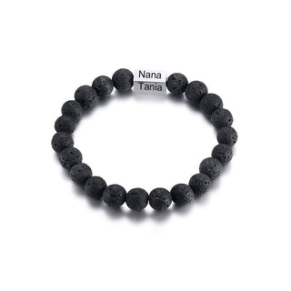 Engraved Stainless Steel Bracelet