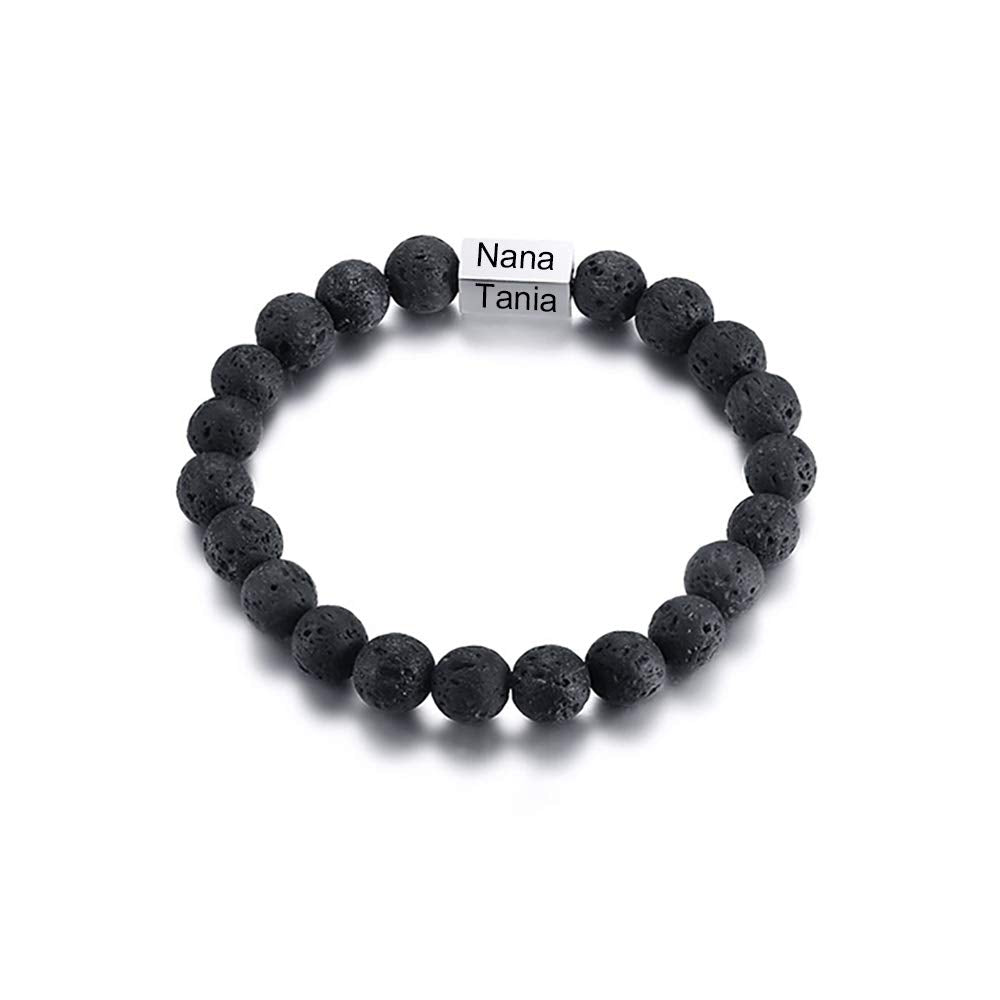 Engraved Stainless Steel Bracelet