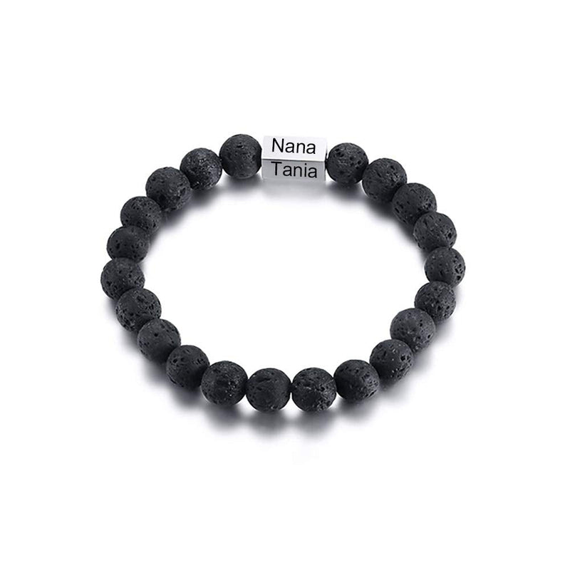 Engraved Stainless Steel Bracelet