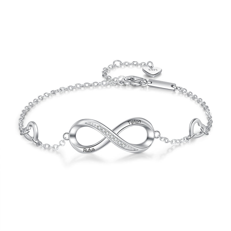 Custom Infinity Bracelet