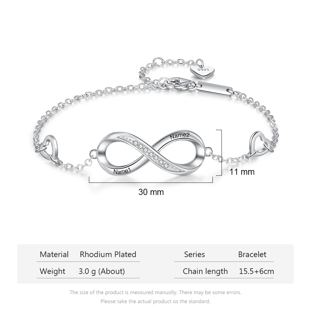 Custom Infinity Bracelet