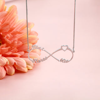 Custom Three Name Necklace