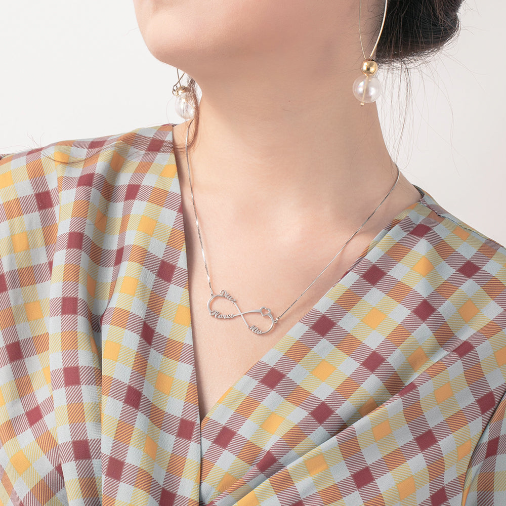 Custom Three Name Necklace