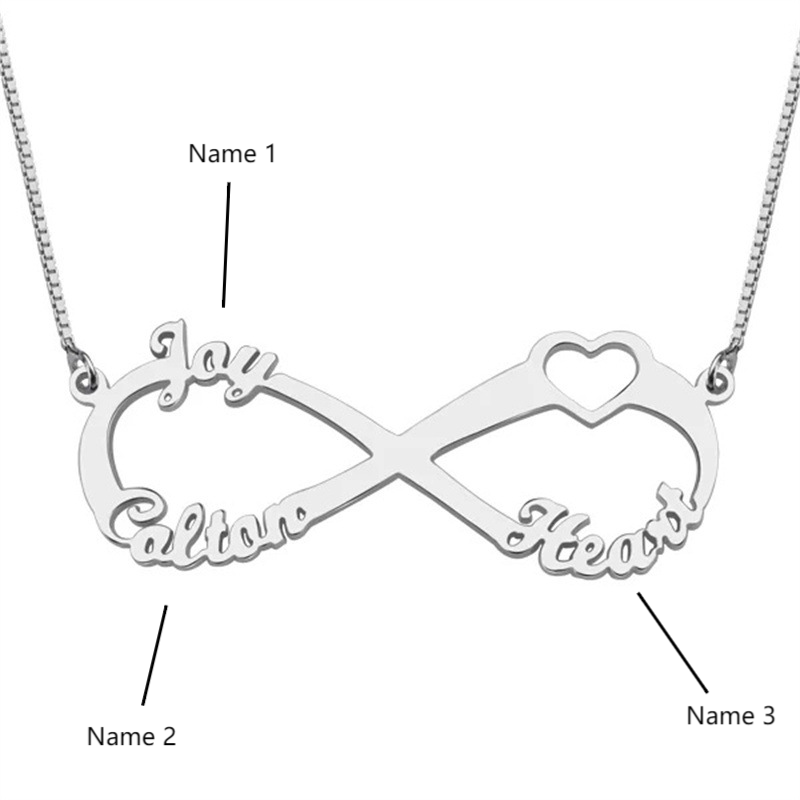 Custom Three Name Necklace