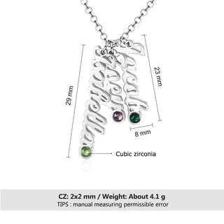 Custom 925 Sterling Silver Name Necklace