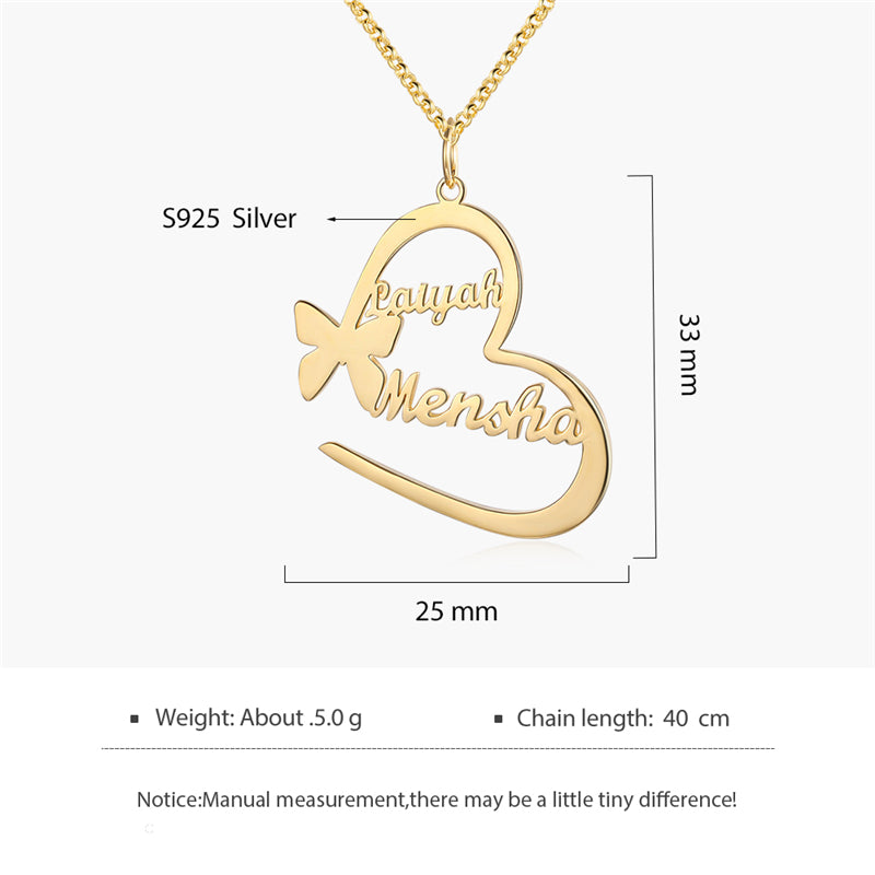 Custom Heart Necklace