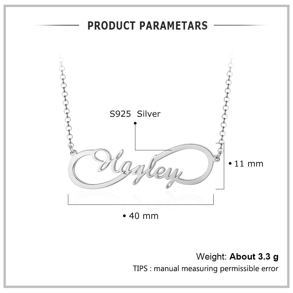 Custom Infinity Necklace