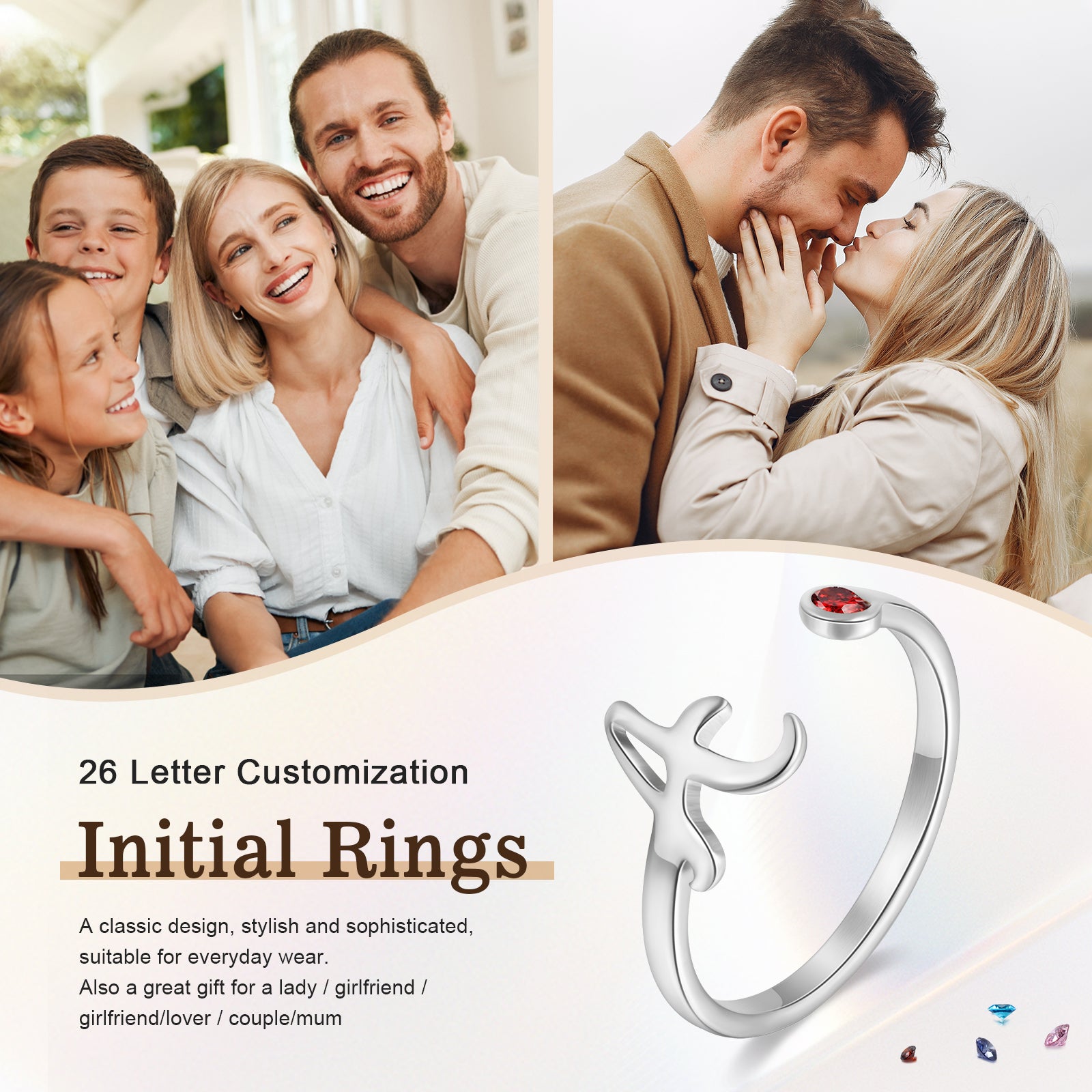 Custom Birthstone Ring