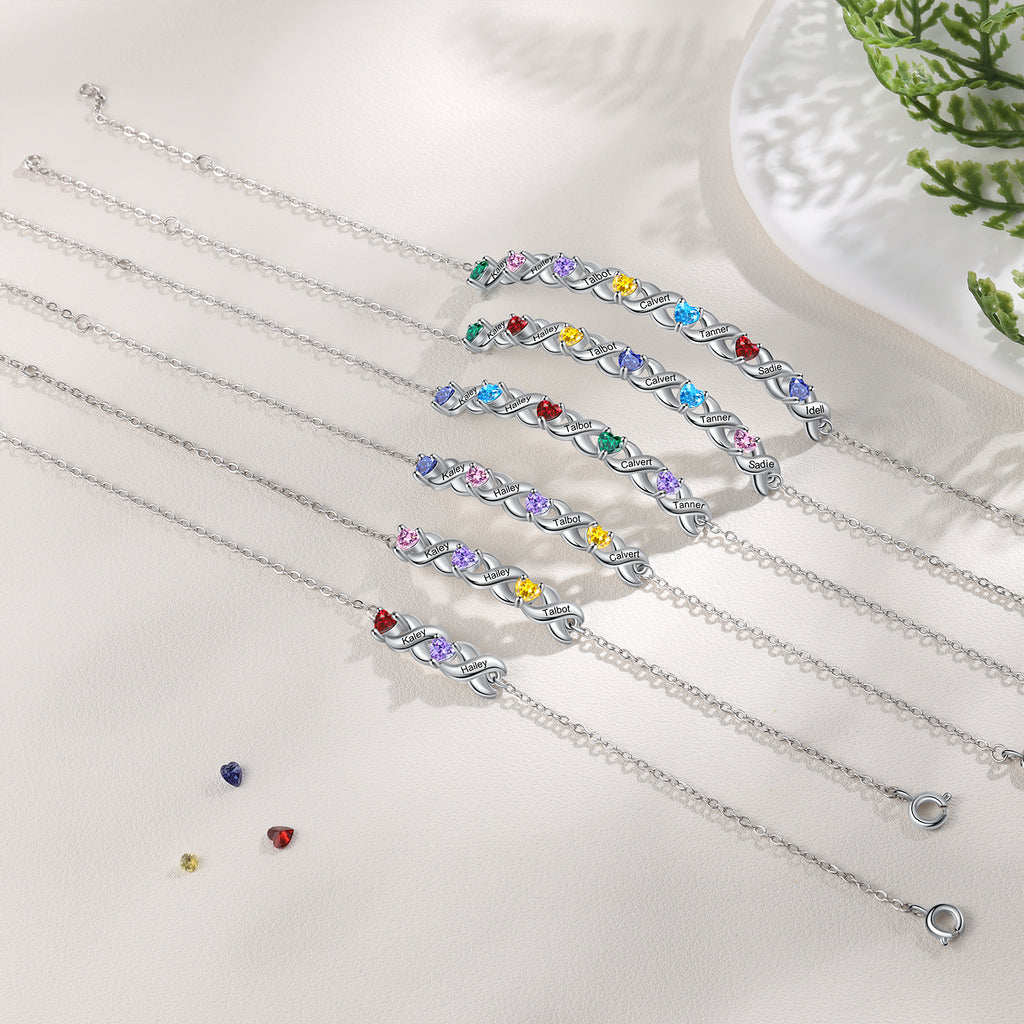 Custom Birthstone Bracelet