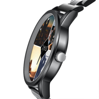 Personalized Alloy Leather Photo Watch