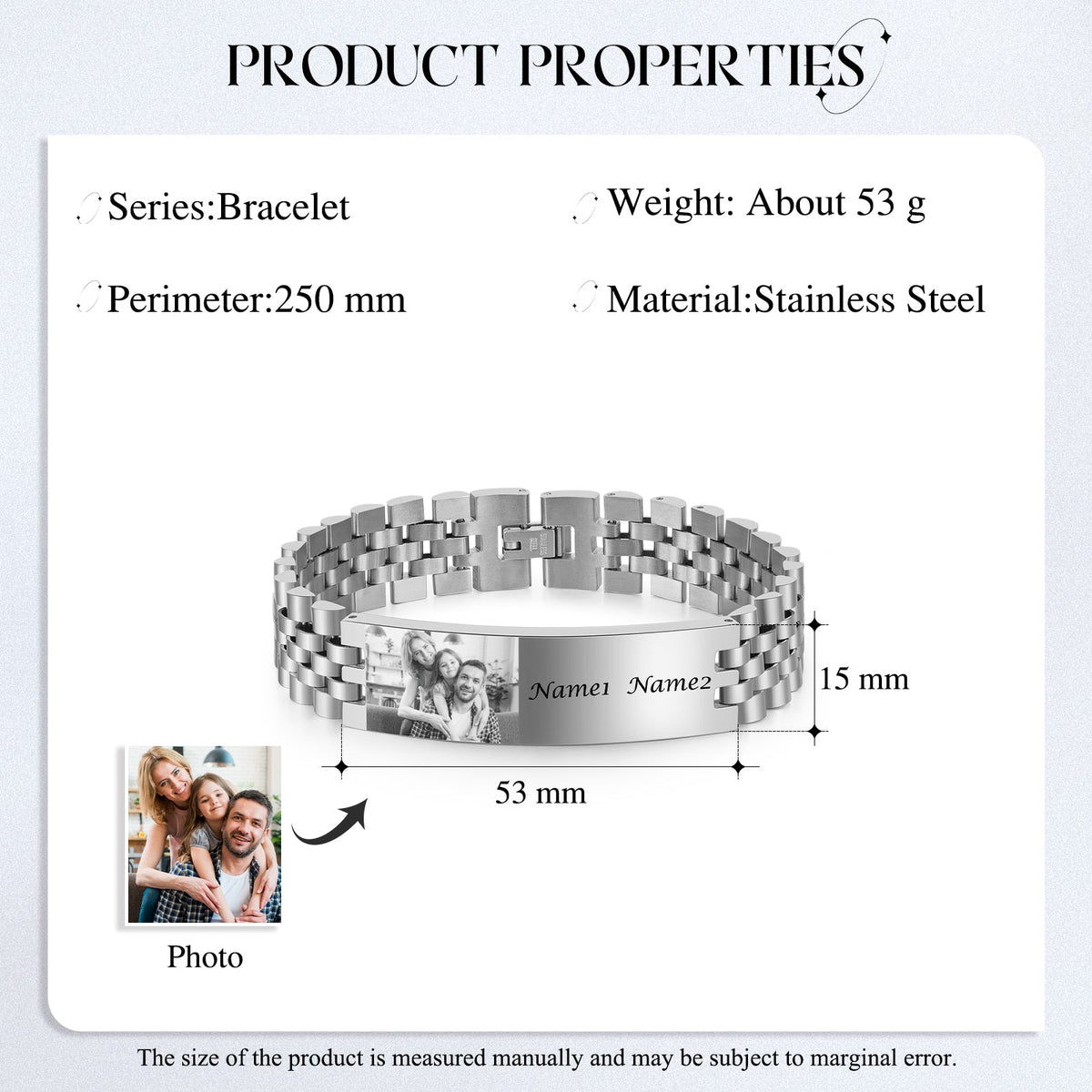Custom Photo Bracelet