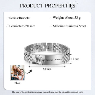 Custom Photo Bracelet