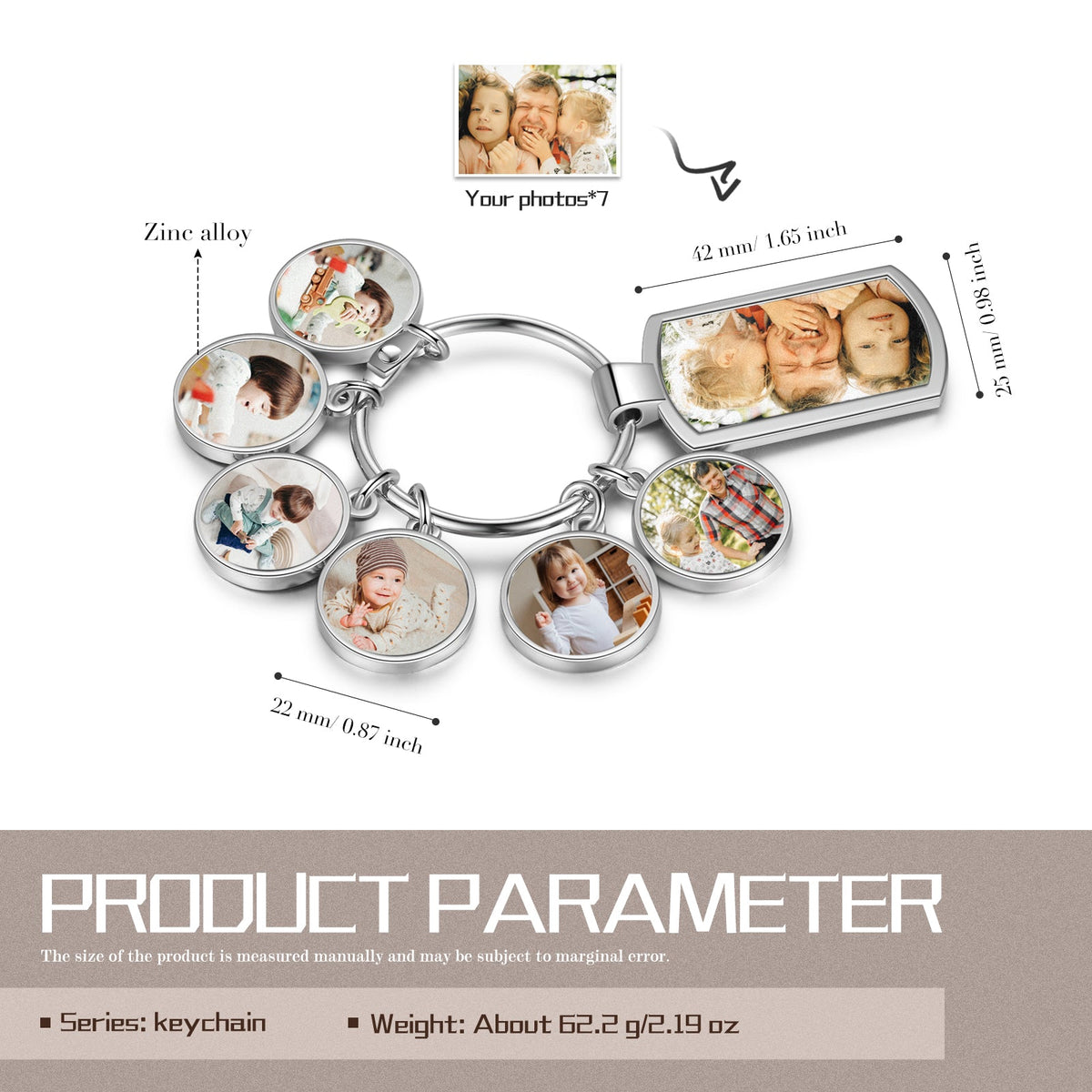 Custom Photo Keychain